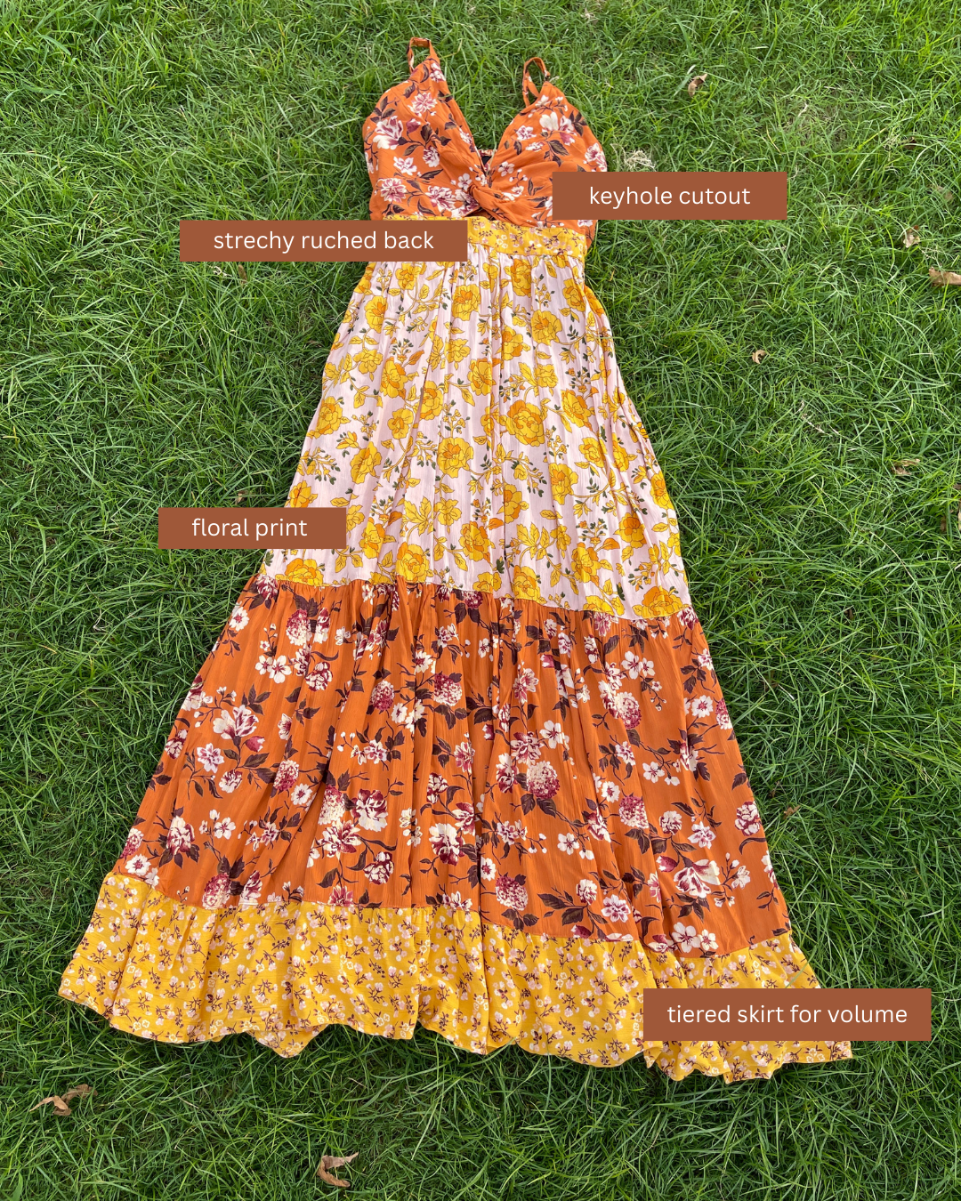 Amber Bouquet Dress (S & M )