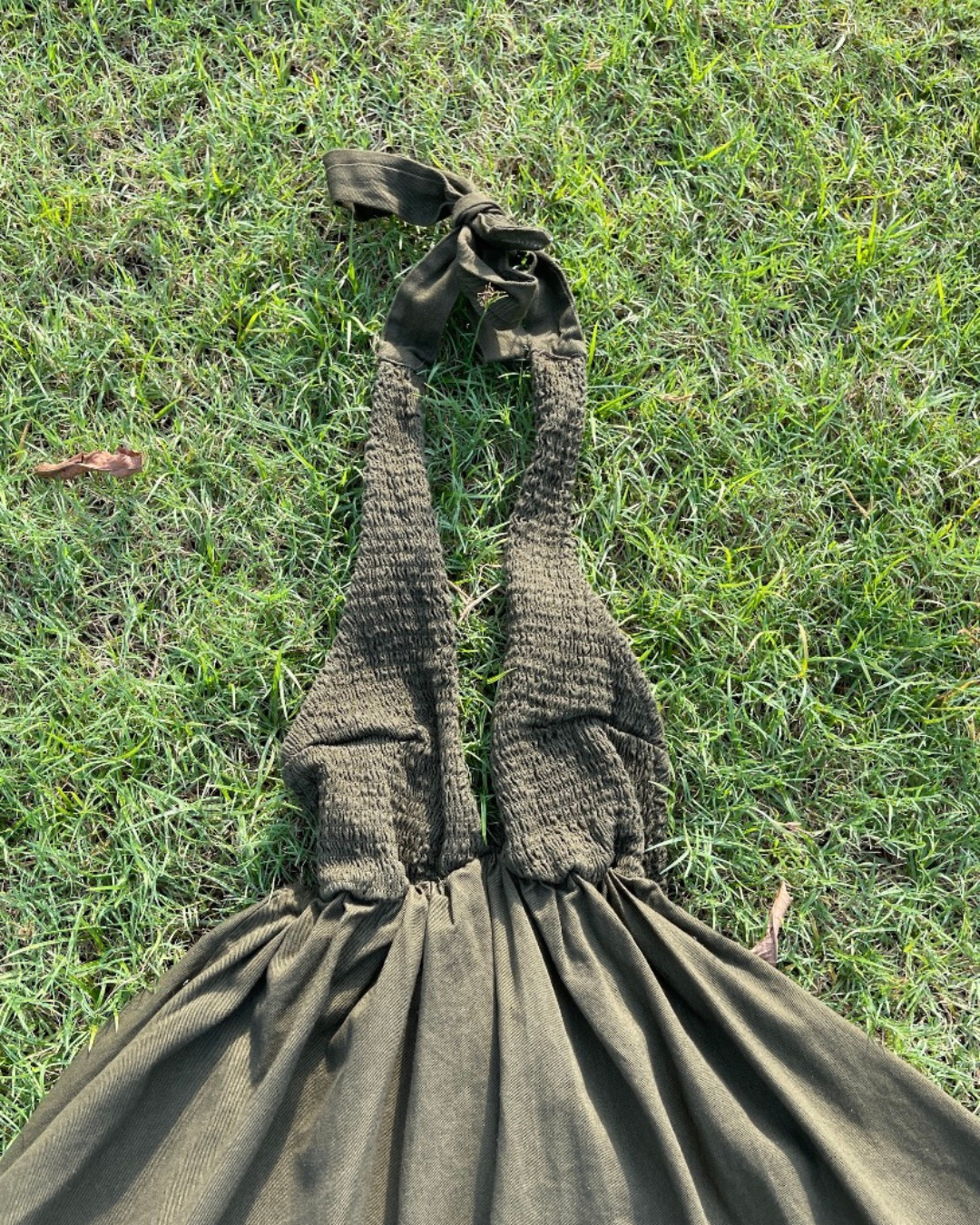 Olive Aura Dress (XS)