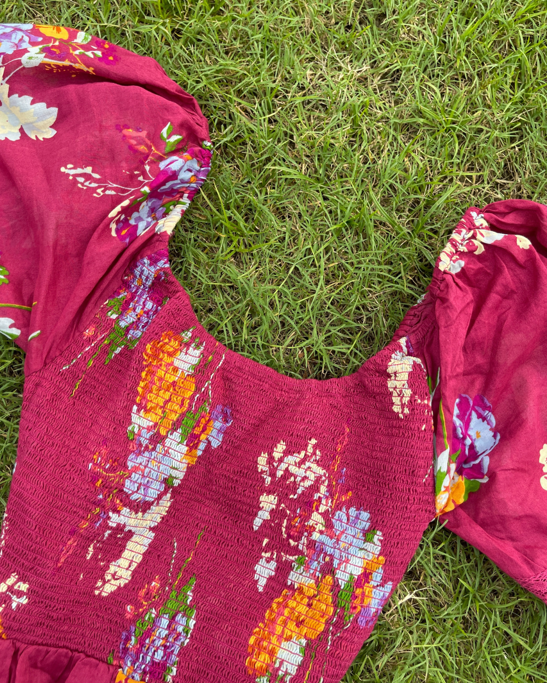 Wild Plum Dress (S & M )