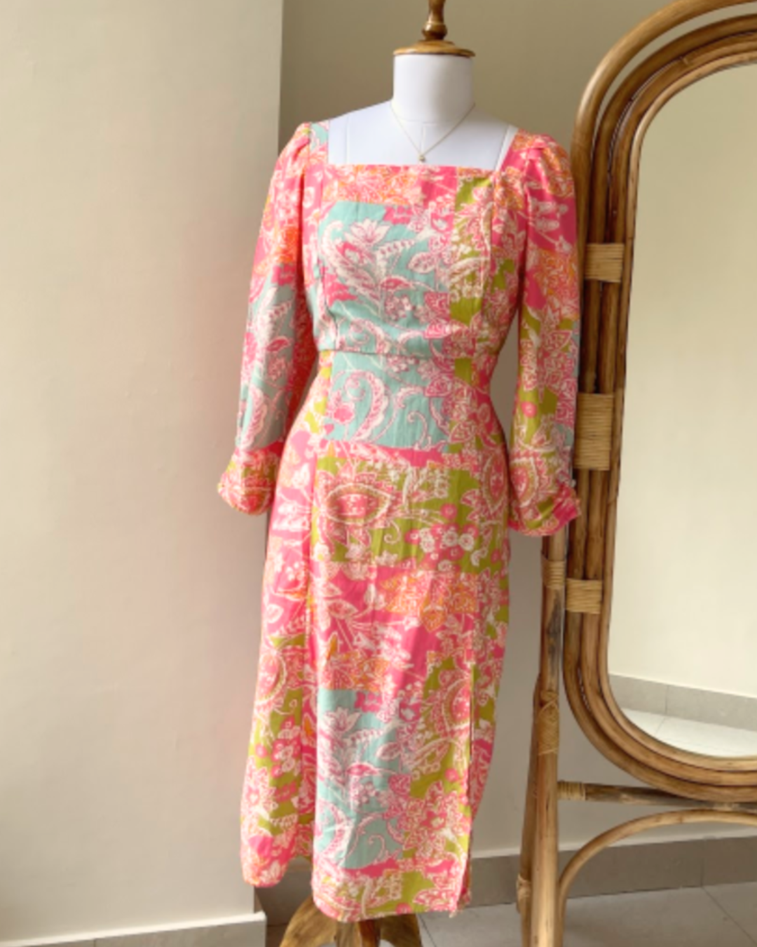 Paisley Daydream Dress (S & L)