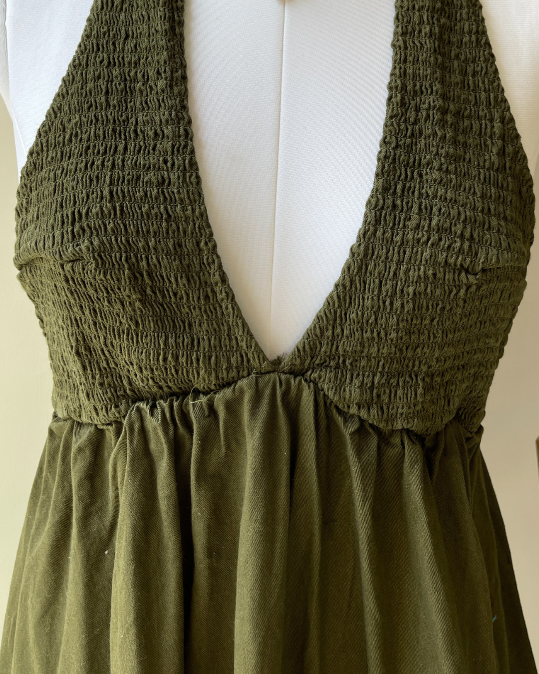 Olive Aura Dress (XS)