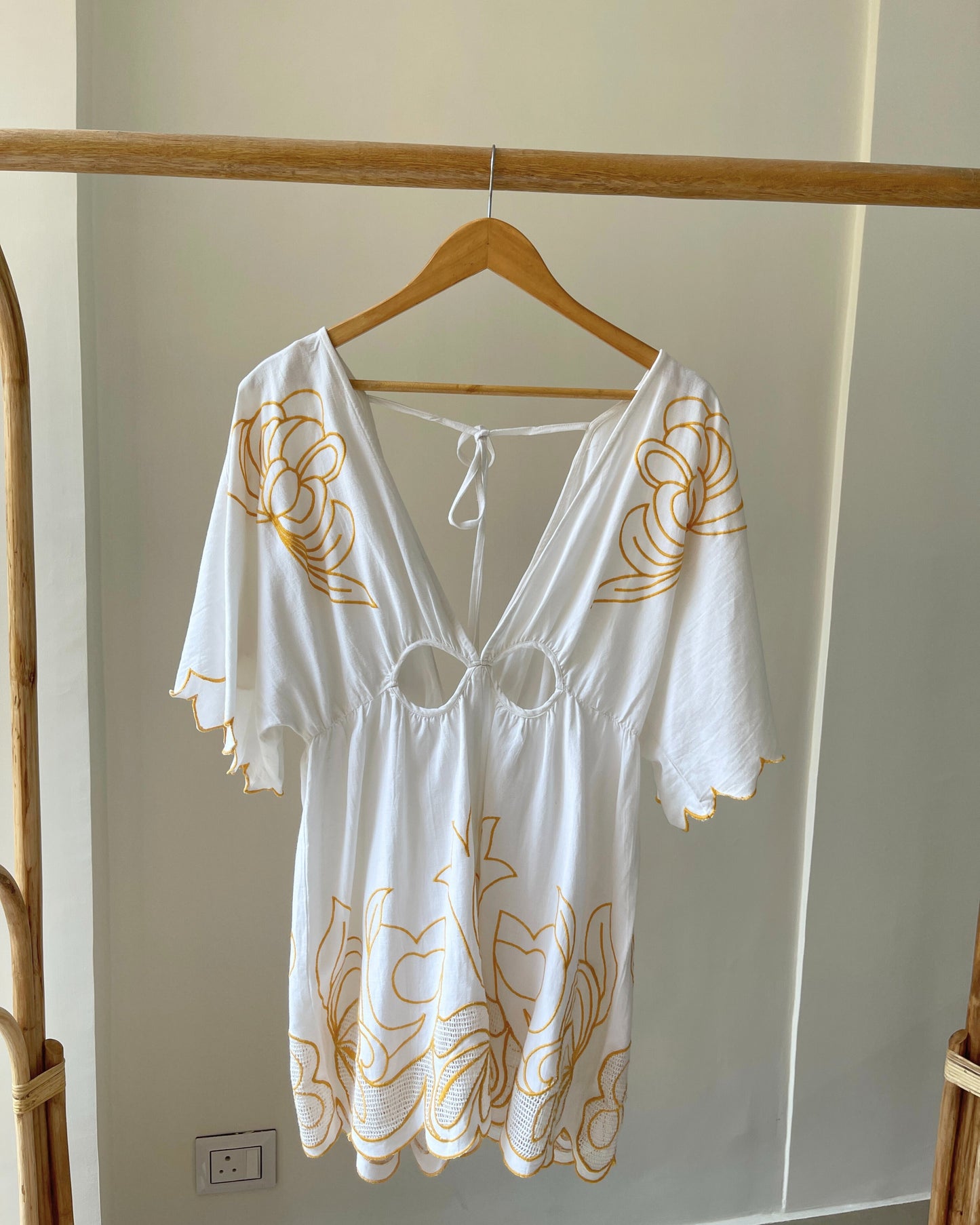 Golden Drift Romper