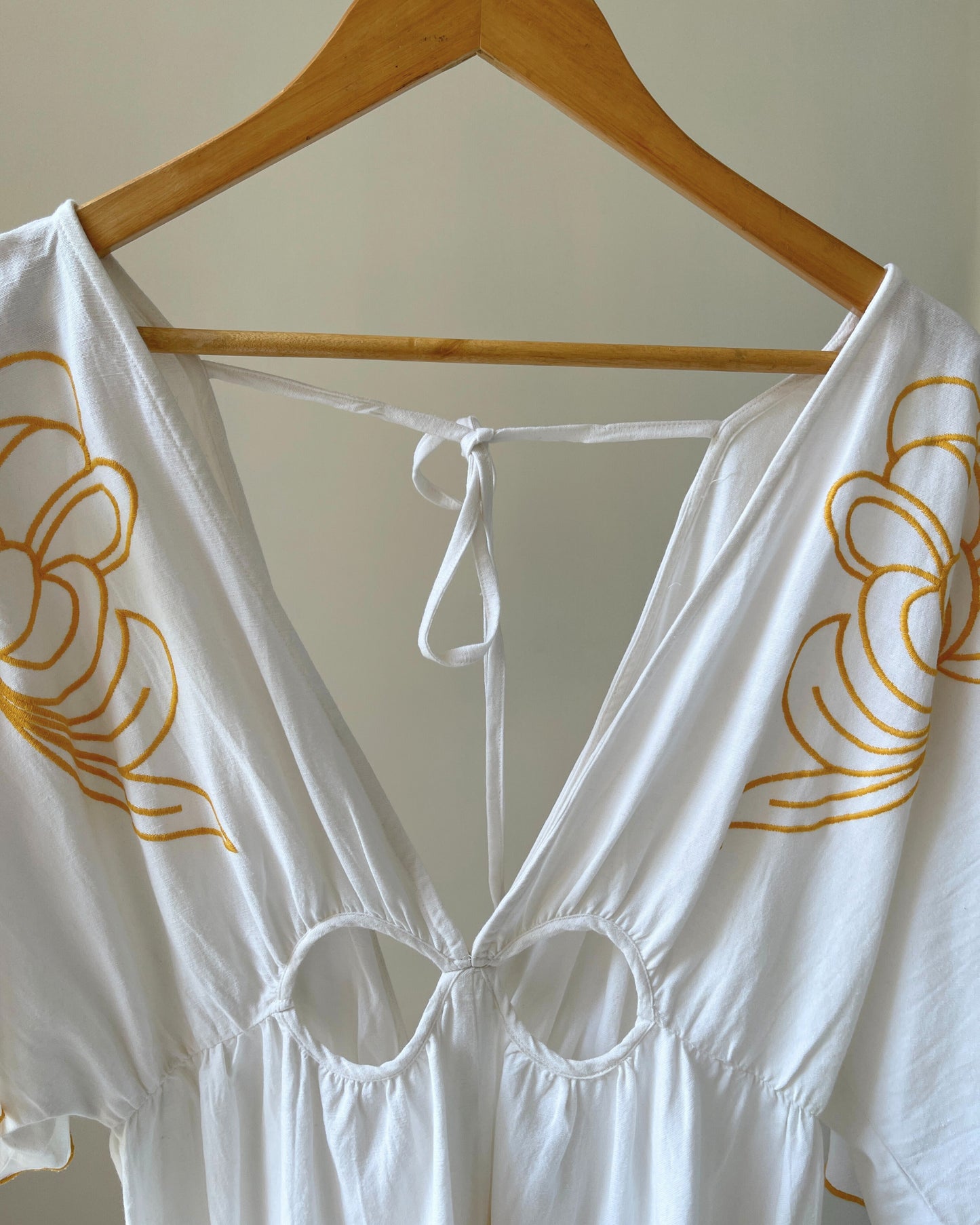 Golden Drift Romper