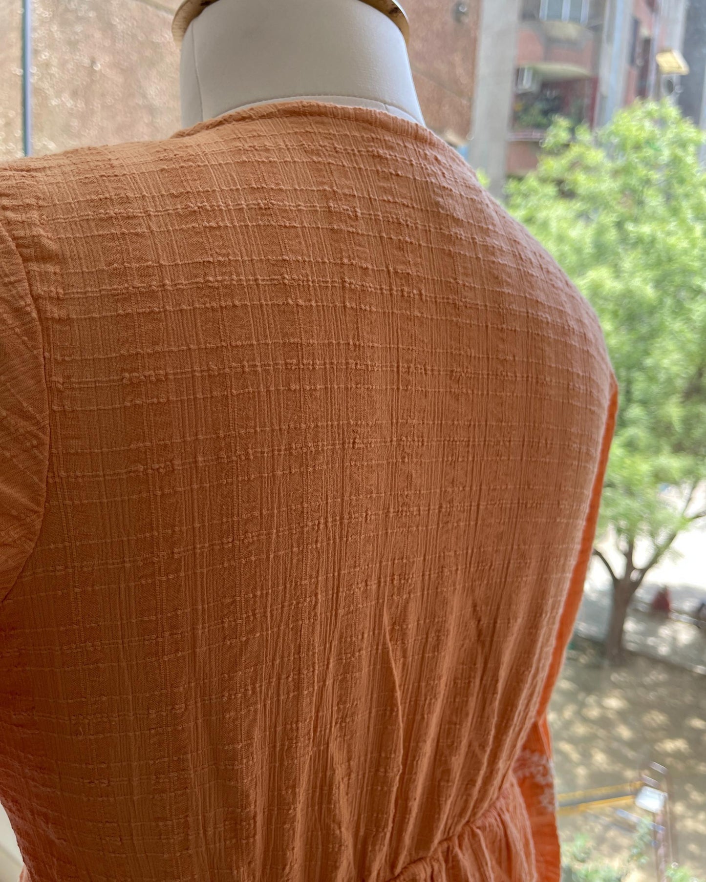 Apricot Sun Dress(M)