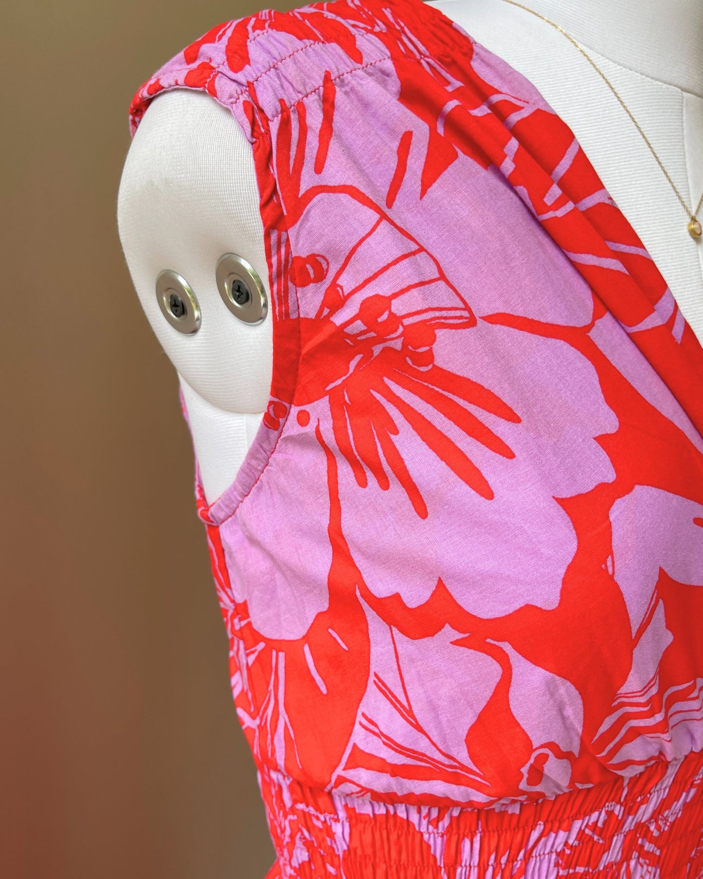 Flamingo Pink Dress (M)