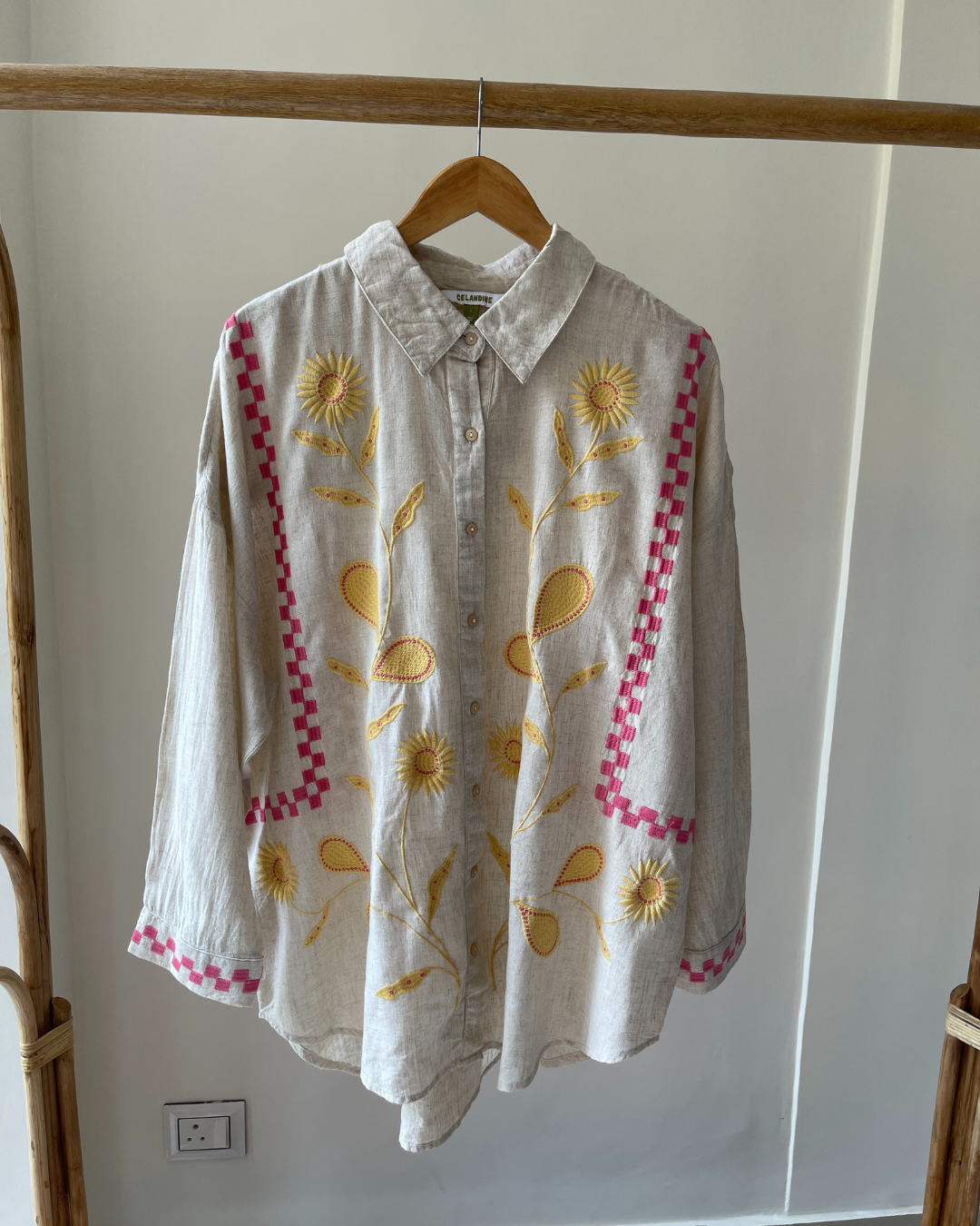 Golden Bloom Shirt (oversized)