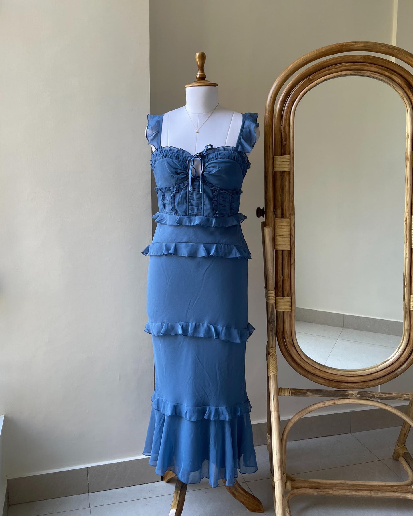 Bluebell Flutter Dress (M)