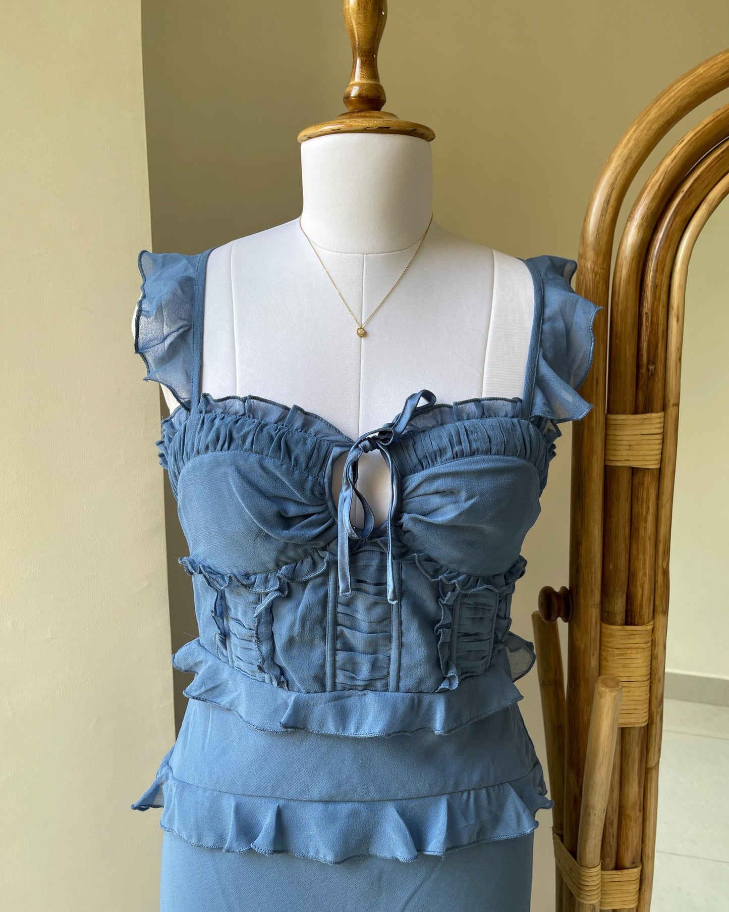 Bluebell Flutter Dress (M)