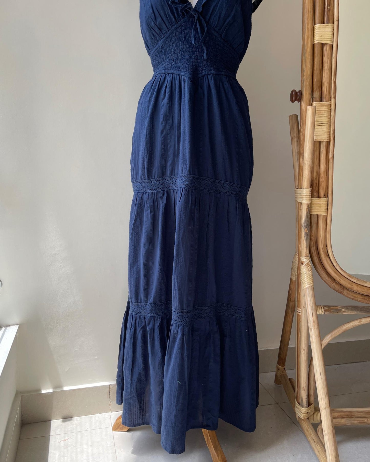 Indigo Dusk Maxi Dress (XXXL)