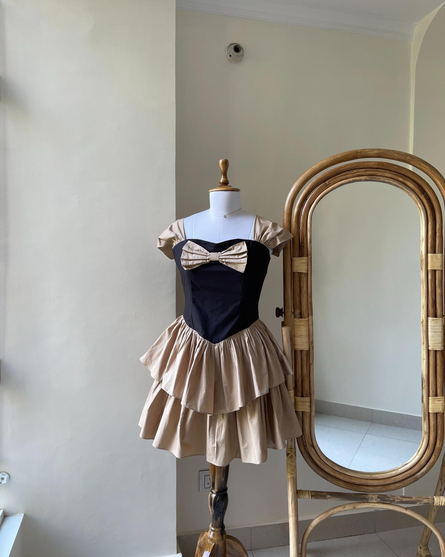 Duchess Ruffle Mini dress (S-M)