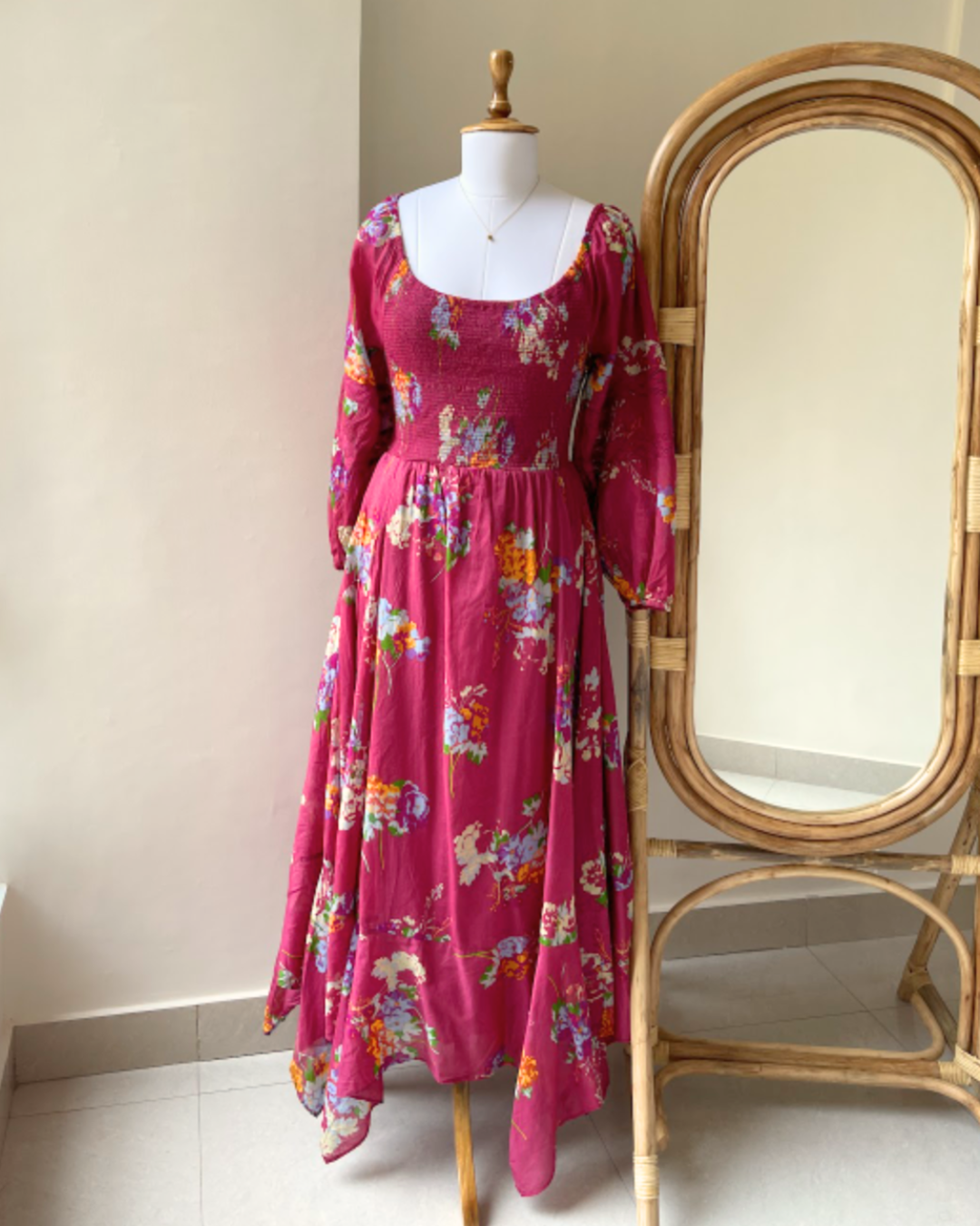 Wild Plum Dress (S & M )