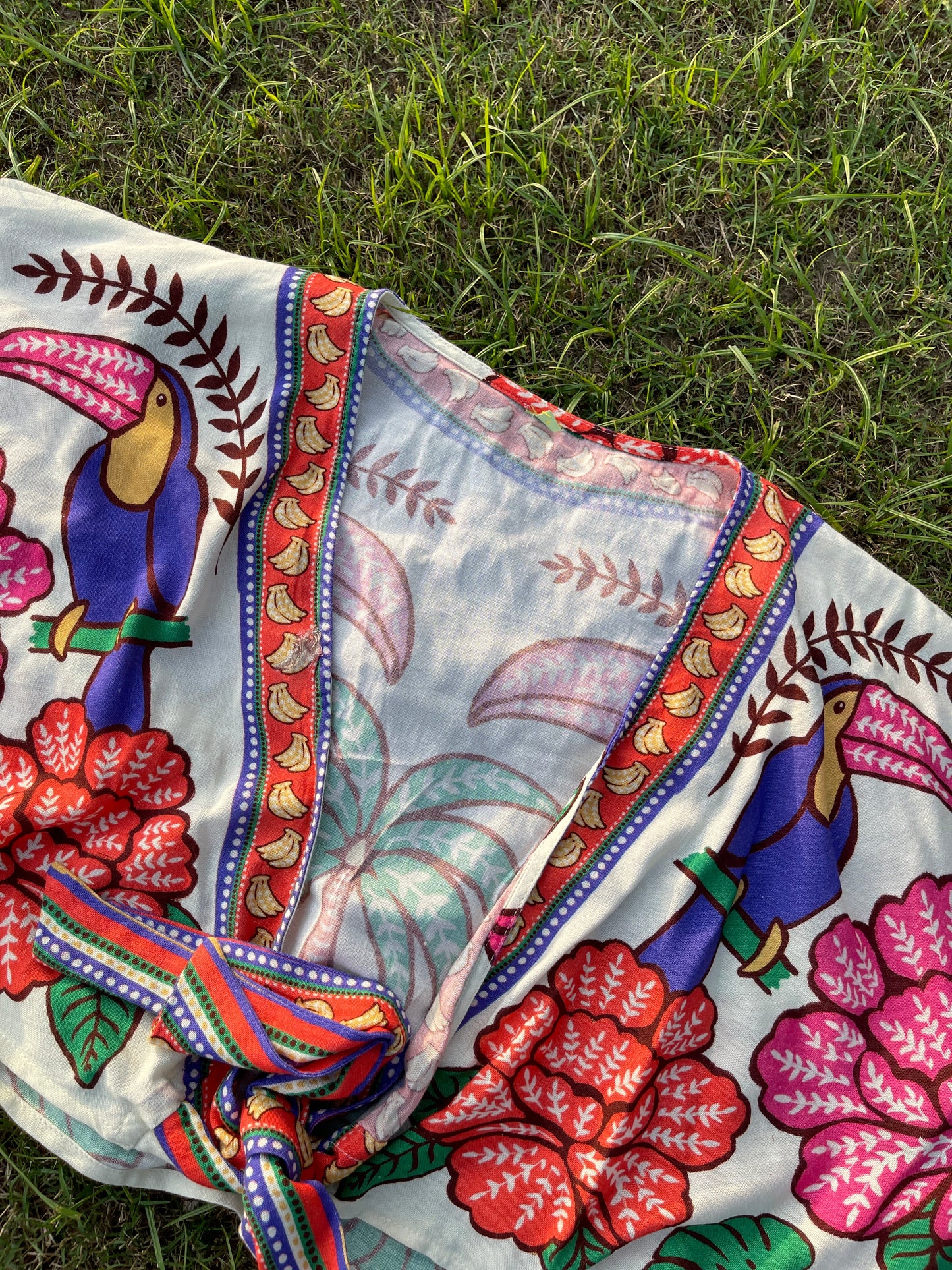 Tropical Muse Kimono Top (M & XL)