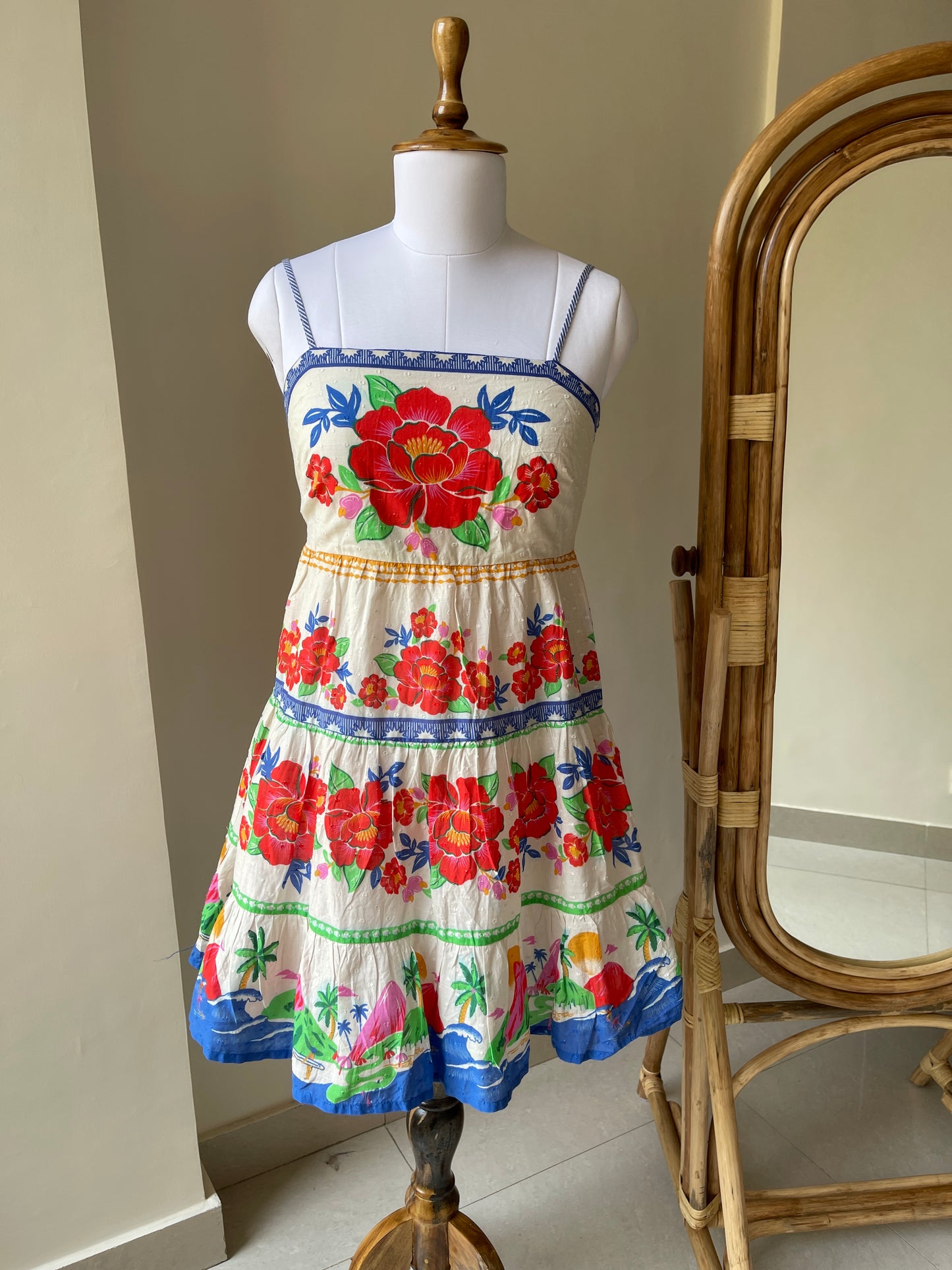 Fiesta Flora Dress(X,S,M & L)