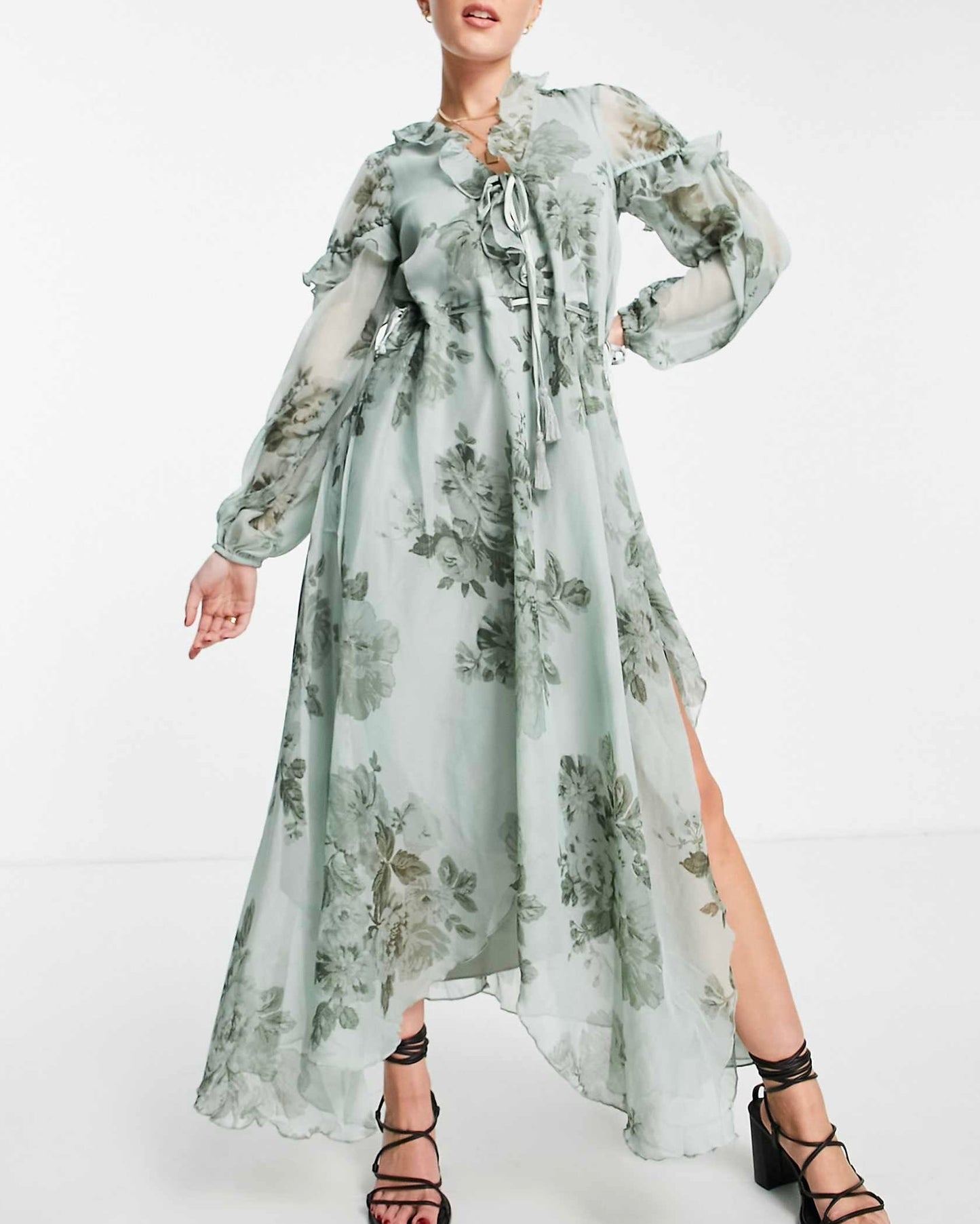 Sage Muse Dress (M & XL)