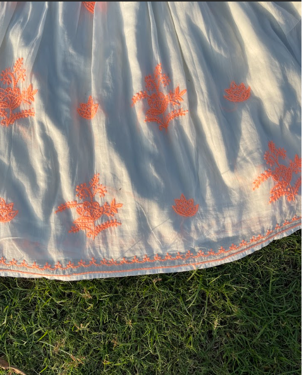 Coral Glow Dress (XS)