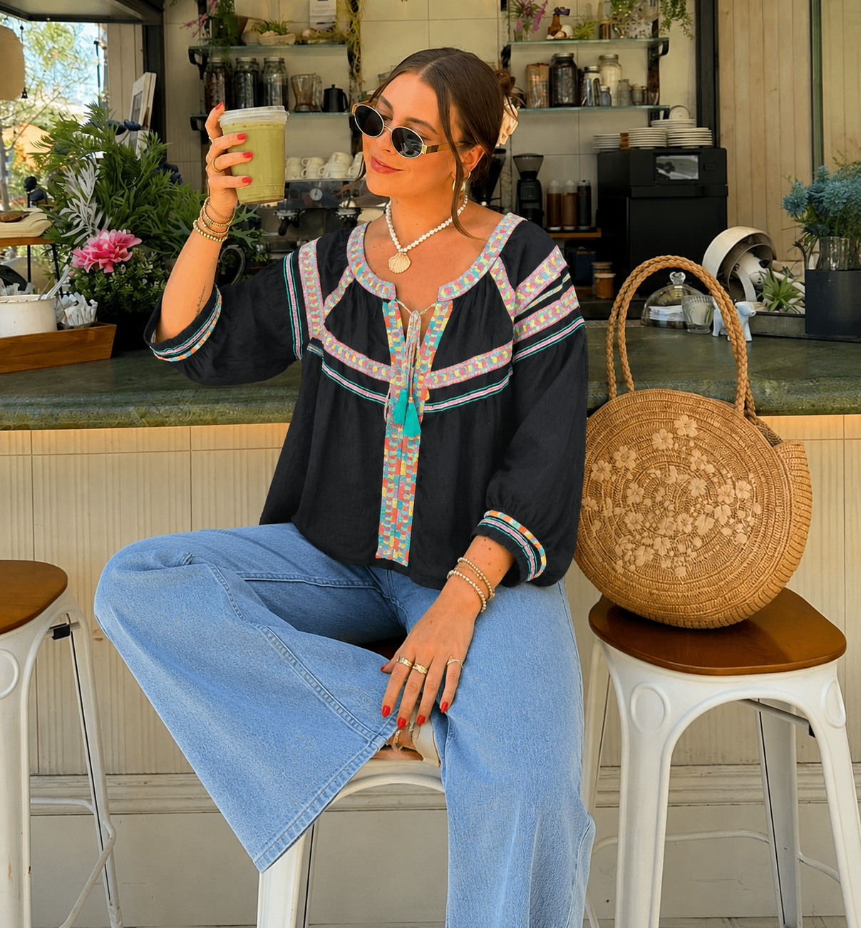 Wanderlust Weave Blouse