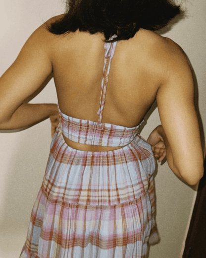 Sunbeam Plaid Dress (L)