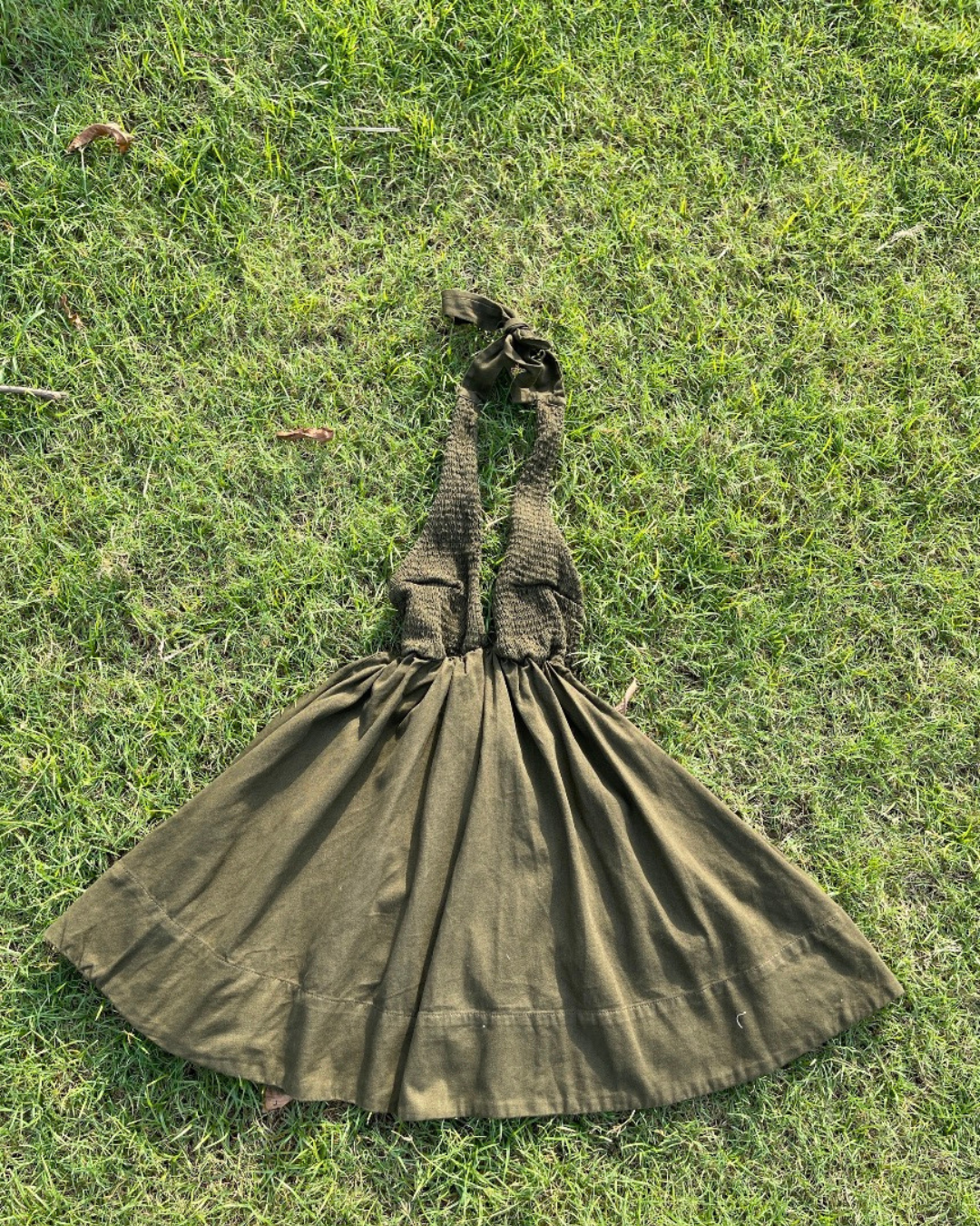 Olive Aura Dress (XS)