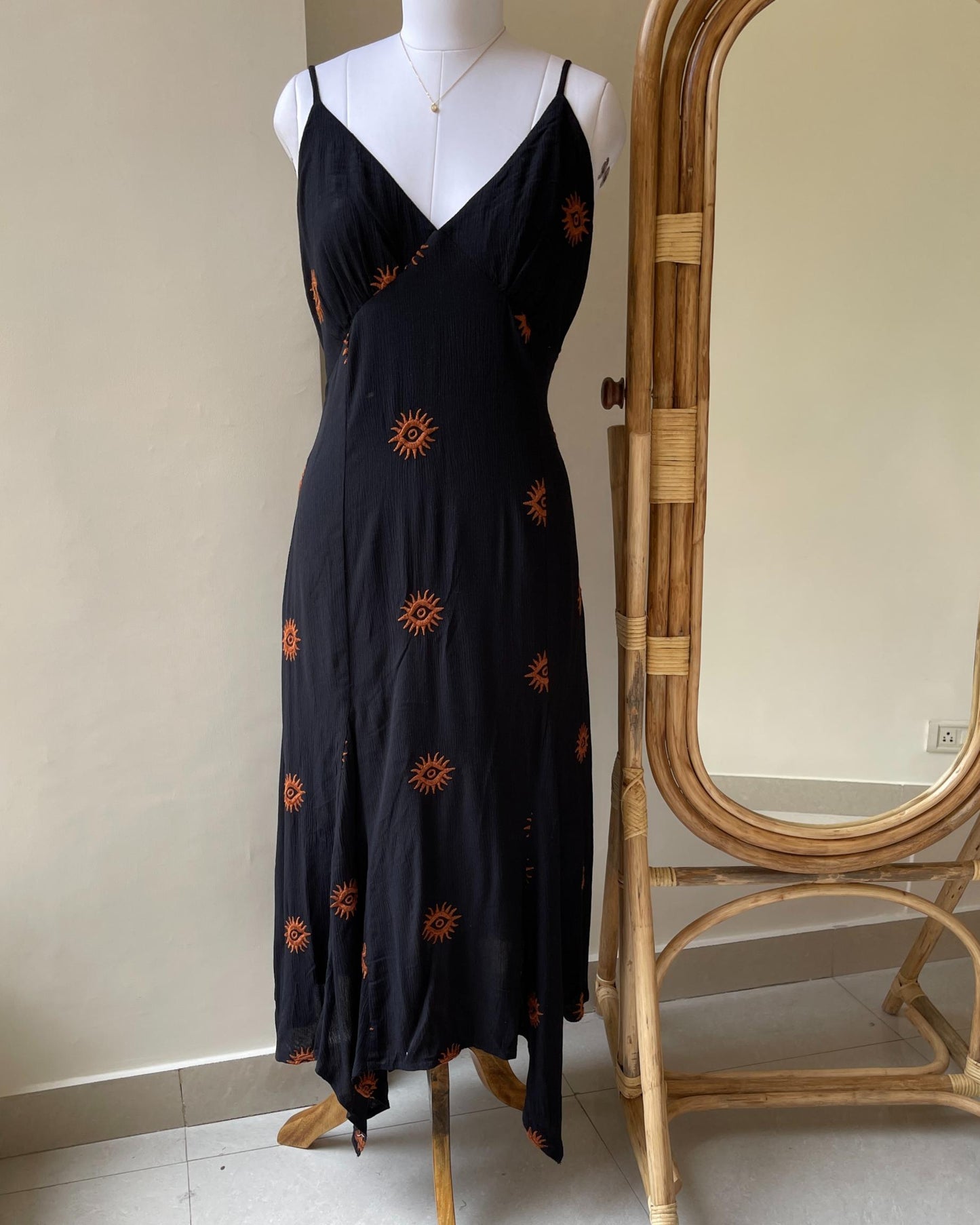 Ebony Petal Gown (M-L)
