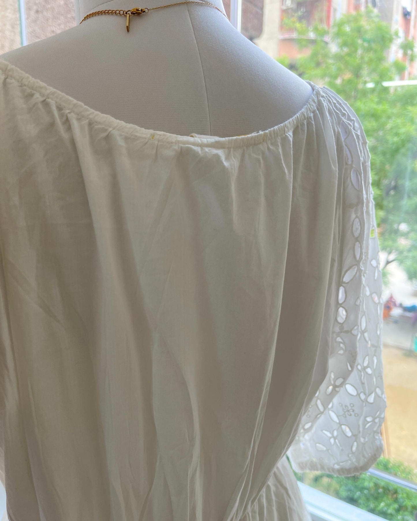 Feather Wrap Dress (M)