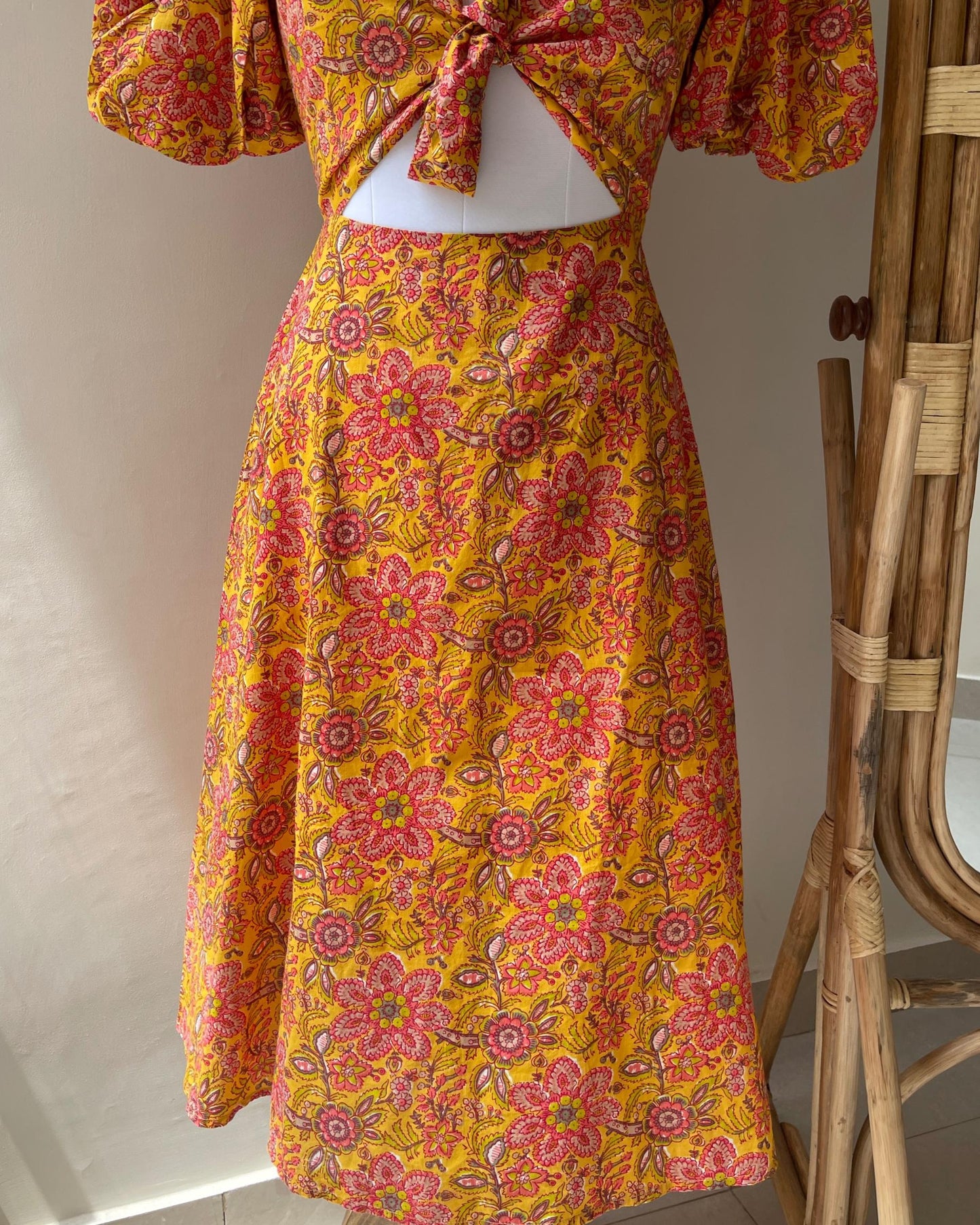 Wild Marigold Cutout Dress (M)