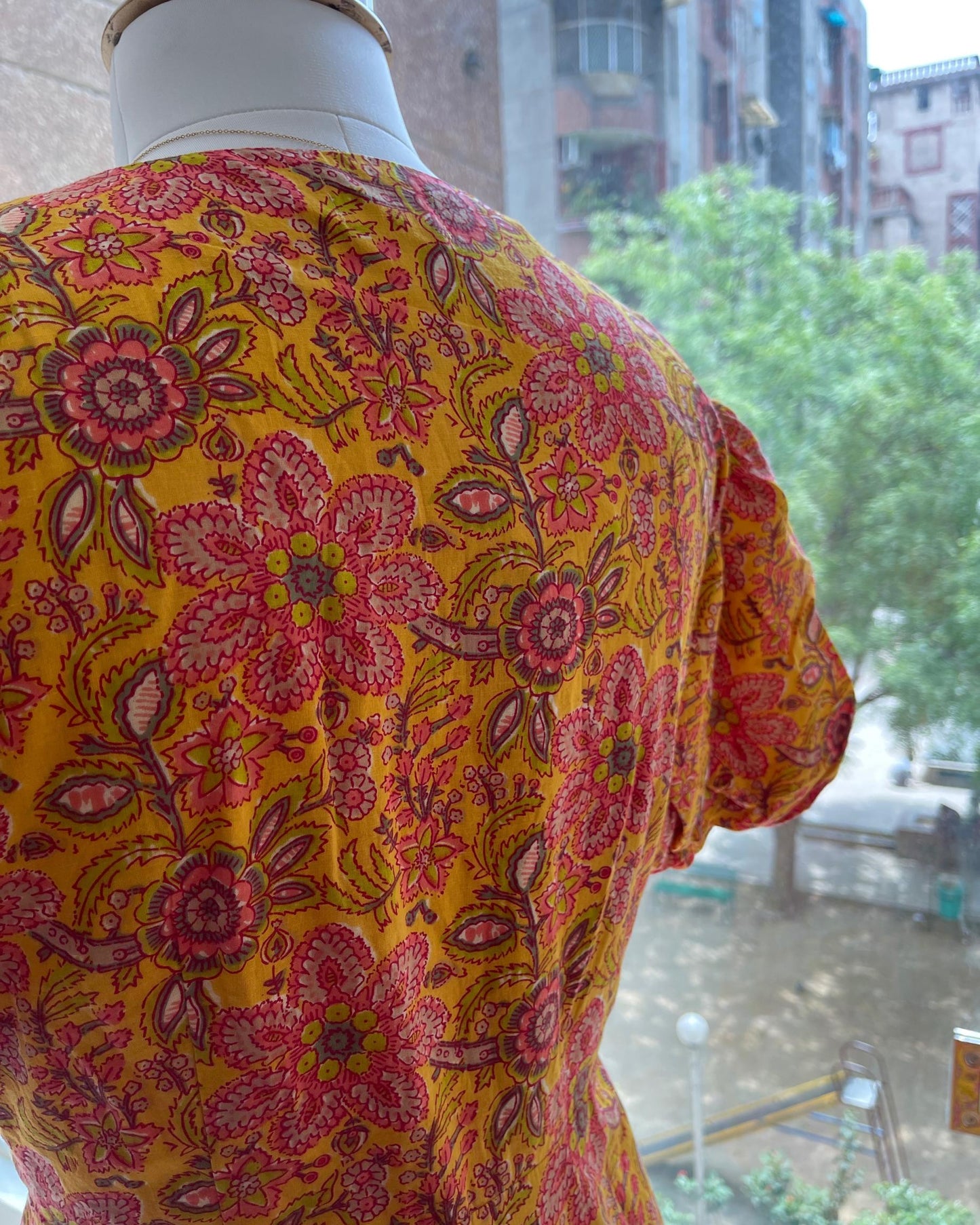 Wild Marigold Cutout Dress (M)