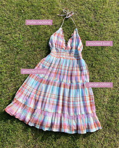Sunbeam Plaid Dress (L)