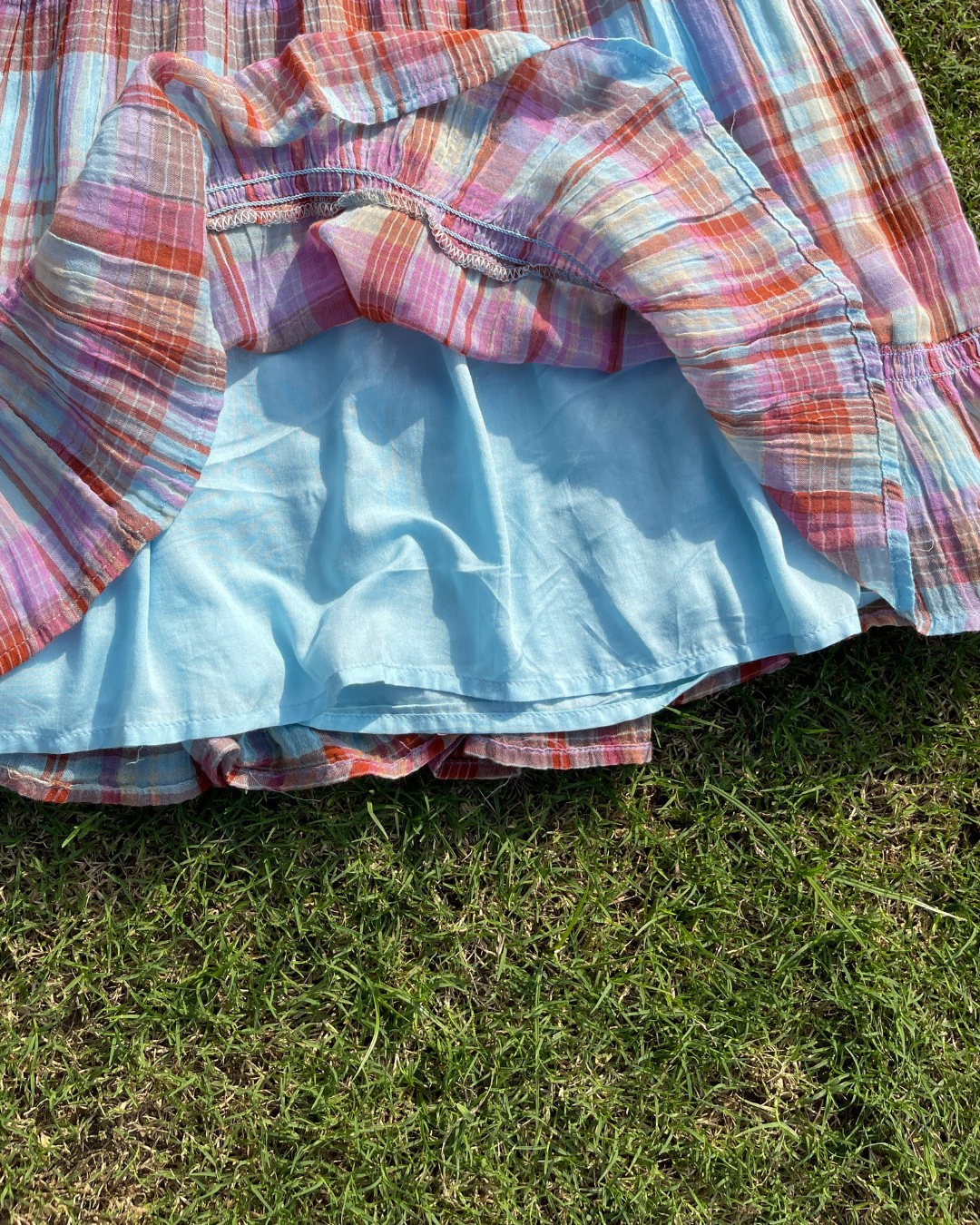 Sunbeam Plaid Dress (L)