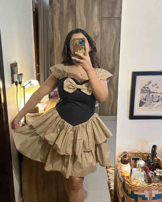Duchess Ruffle Mini dress (S-M)