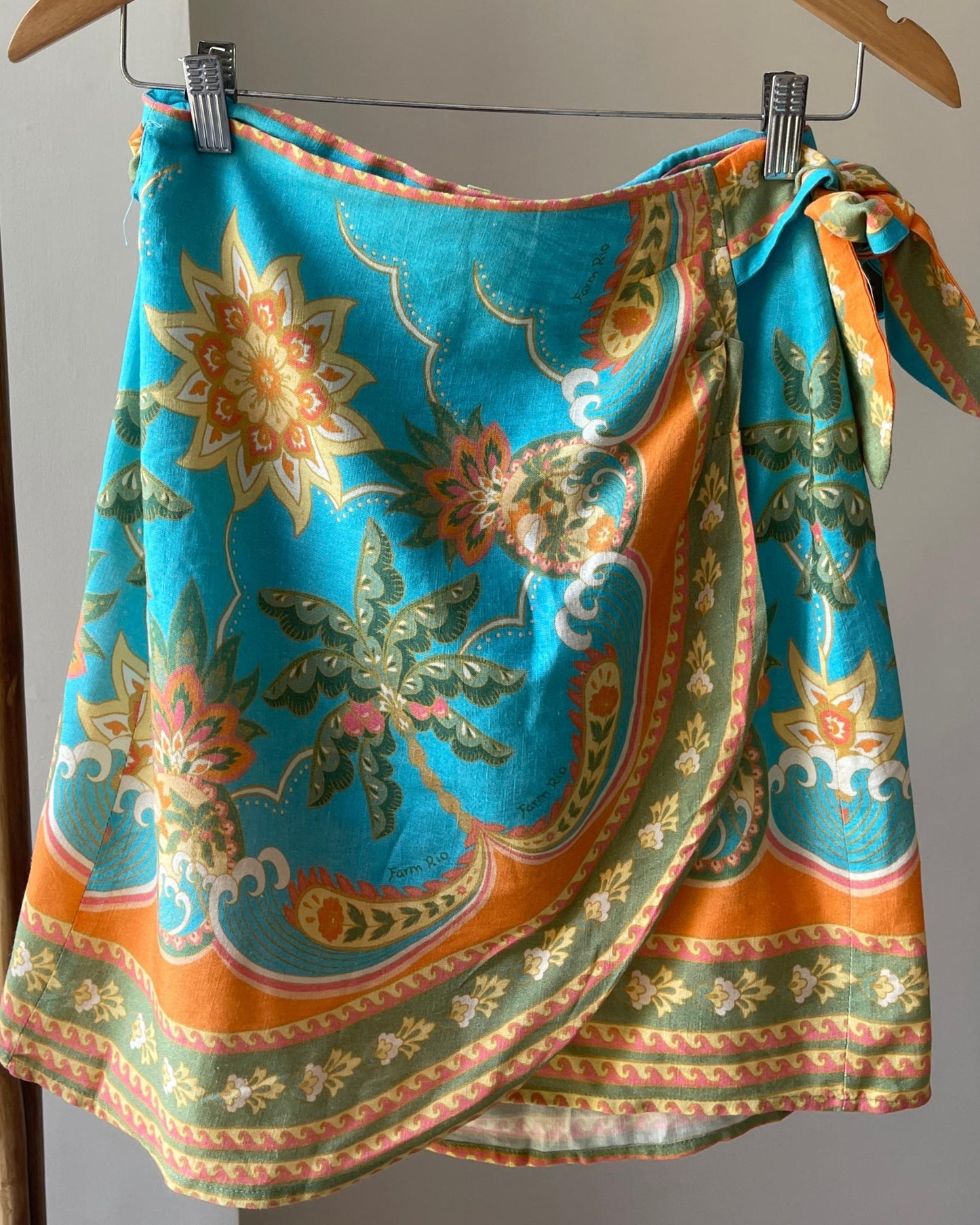 Citrus Garden Wrap Skirt(XS,S,M,L)