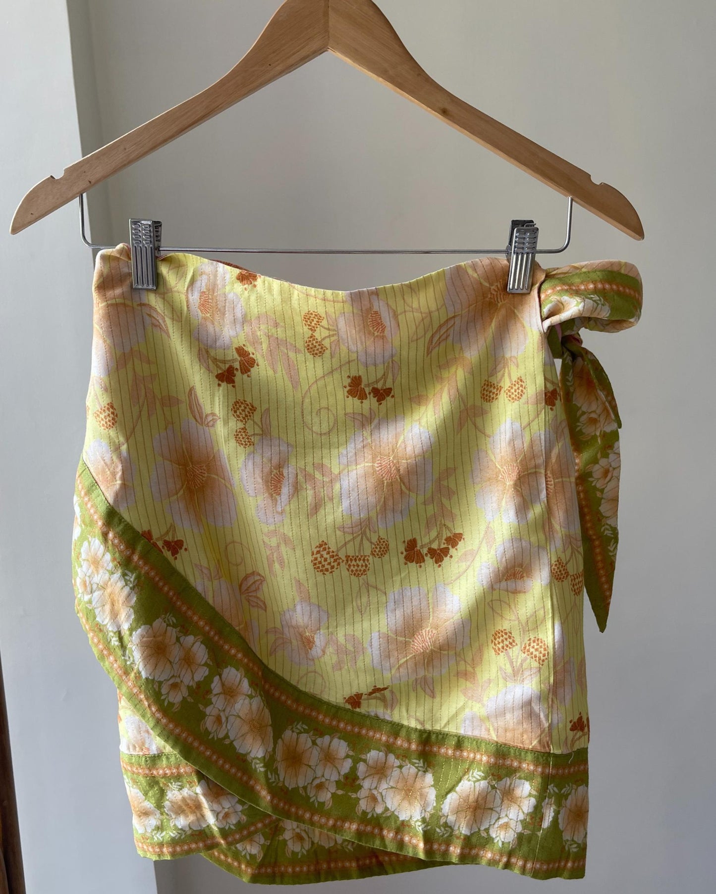 Citrus Garden Wrap Skirt(XS,S,M,L)
