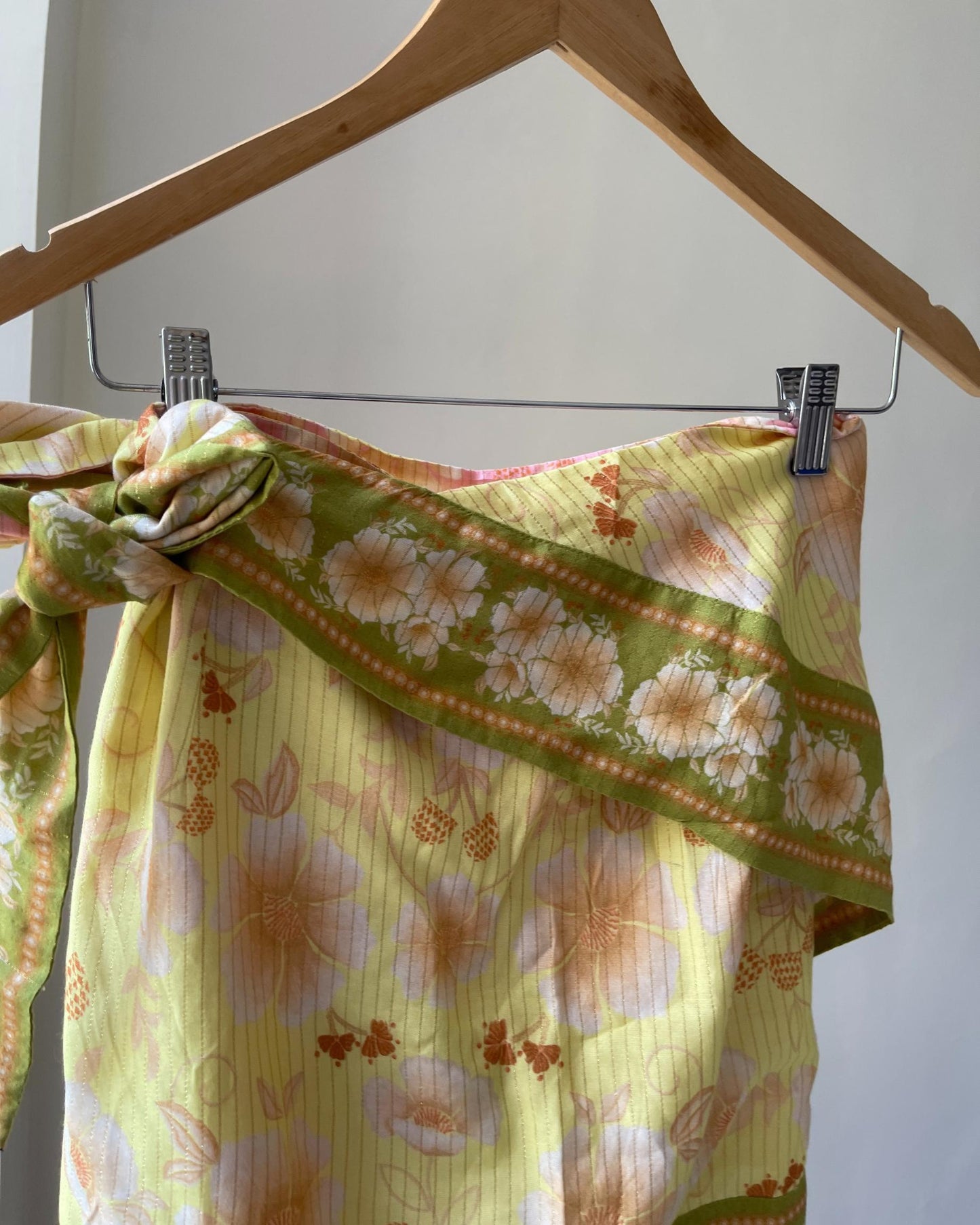Citrus Garden Wrap Skirt(XS,S,M,L)