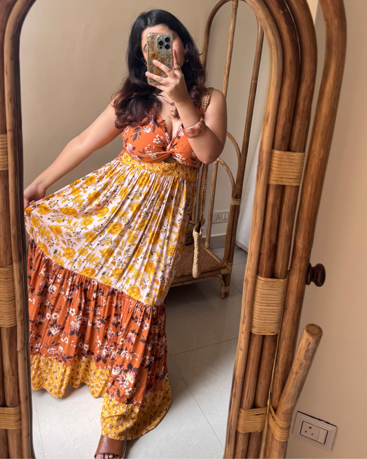 Amber Bouquet Dress (S & M )