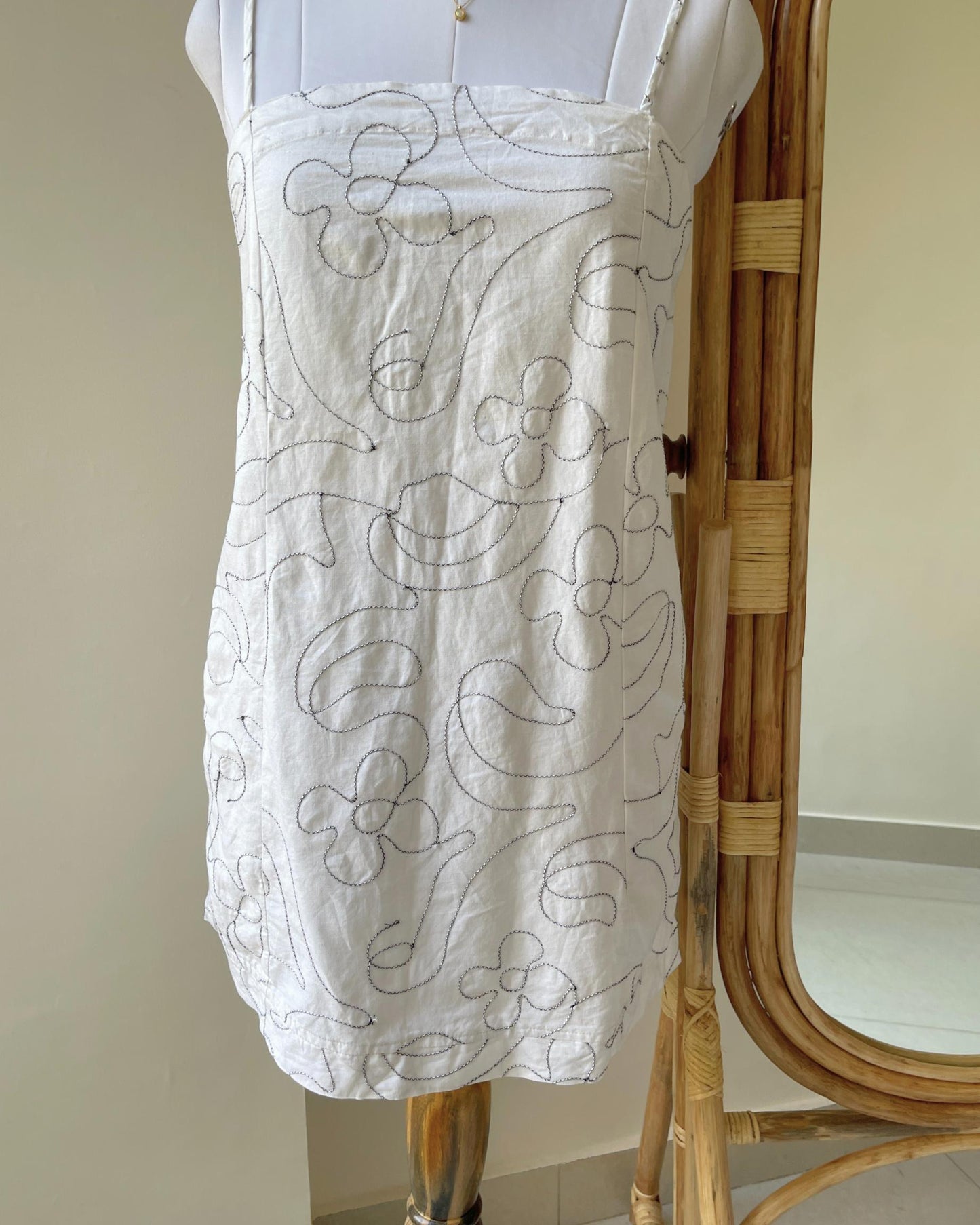 Moonlit Petal Dress (L)