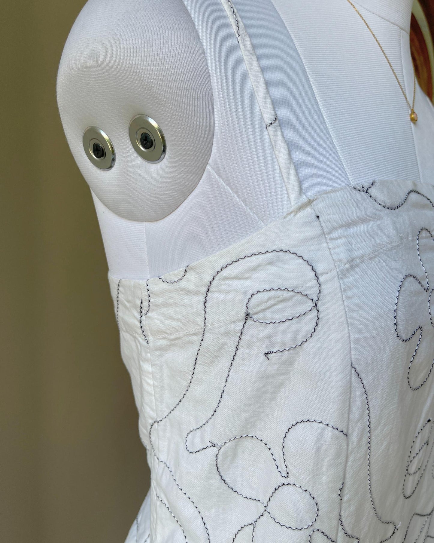 Moonlit Petal Dress (L)