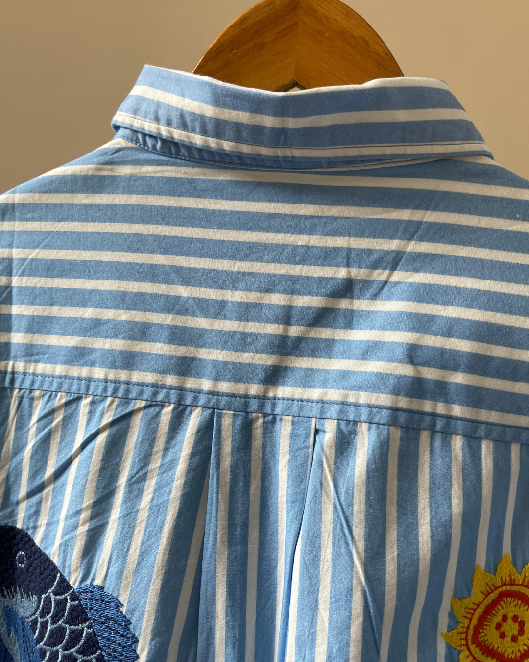 Embroidered Oversized Vacationer Shirt (L, XL, XX)