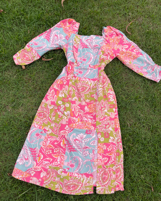 Paisley Daydream Dress (S & L)