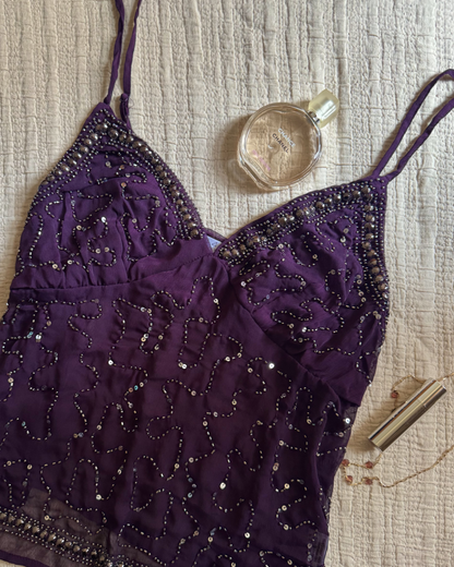 Aubergine Bling