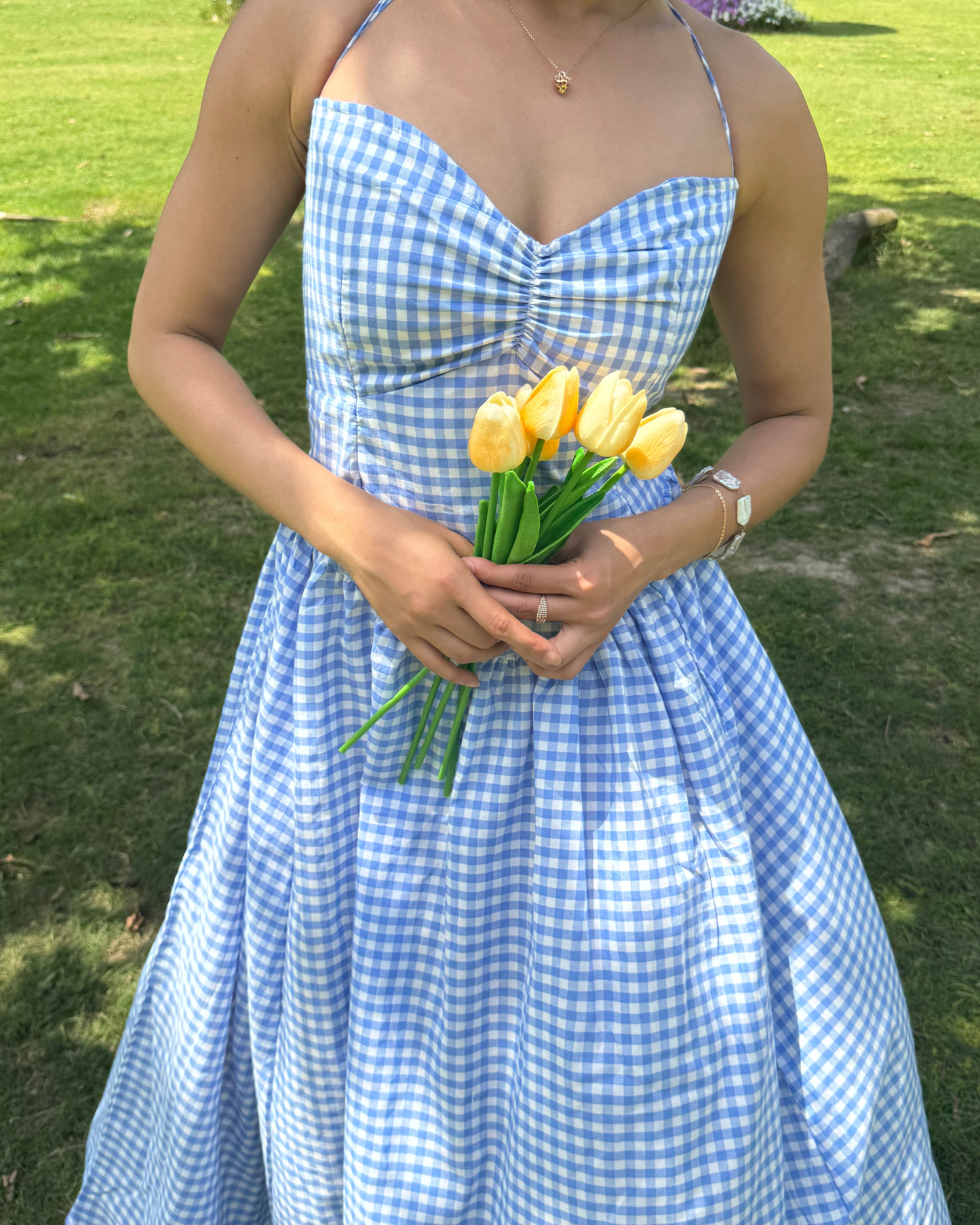 Blue me Away in Gingham