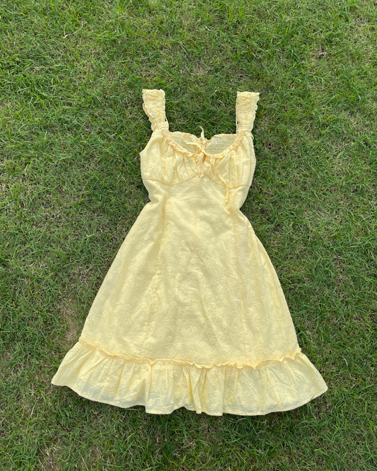 Butter Yellow Dress (XXS, XS & XL)