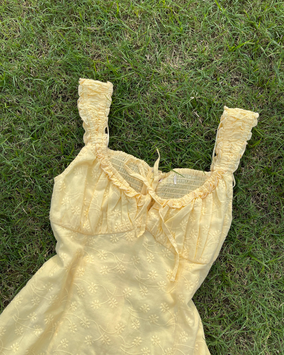 Butter Yellow Dress (XXS, XS & XL)