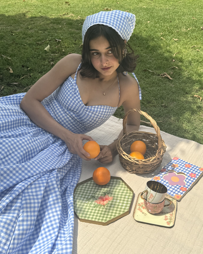 Blue me Away in Gingham