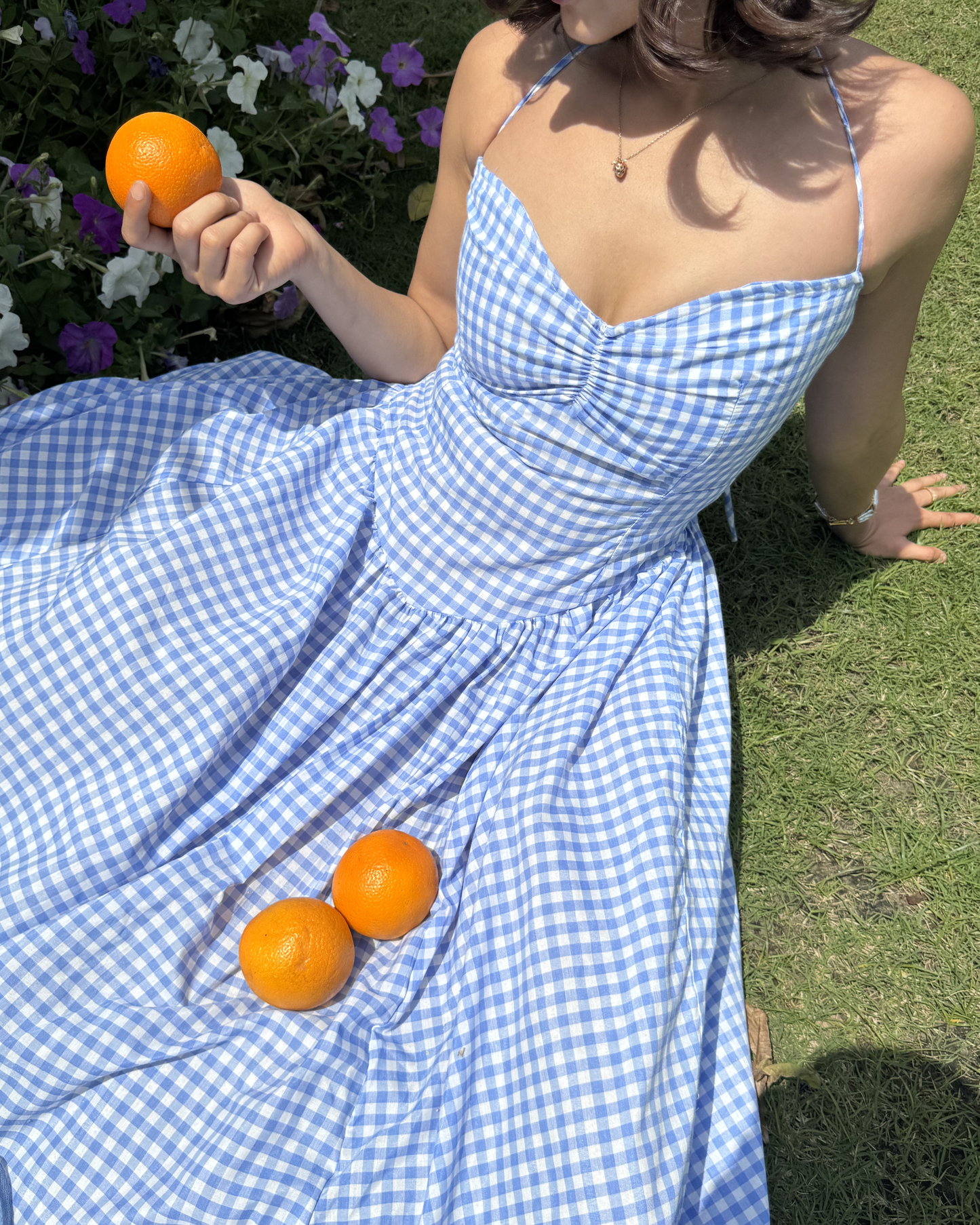 Blue me Away in Gingham