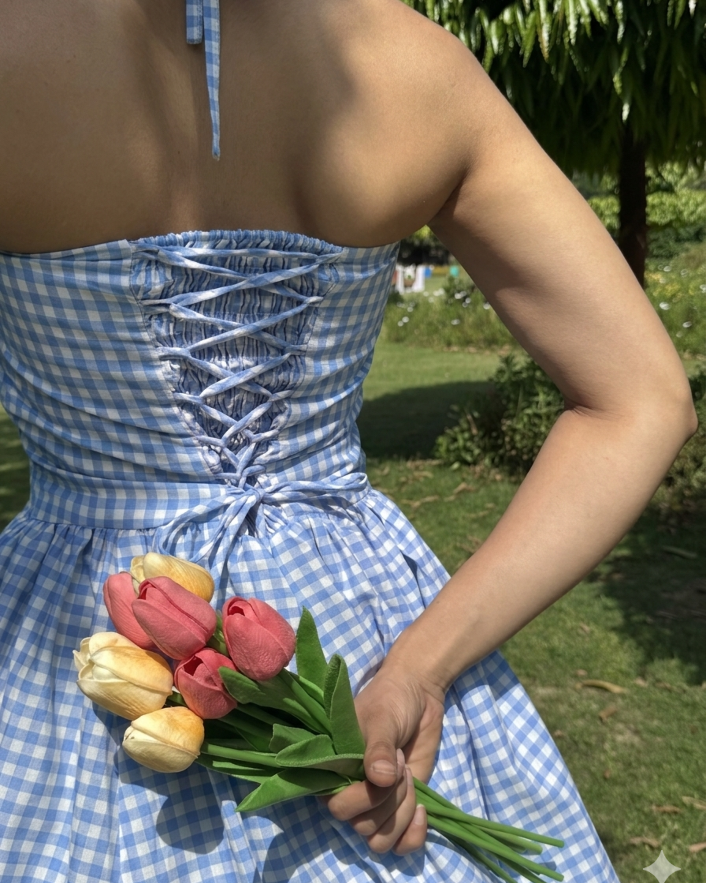 Blue me Away in Gingham