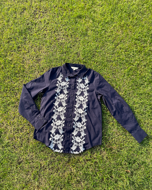 Midnight Garden  Blouse (S&L)