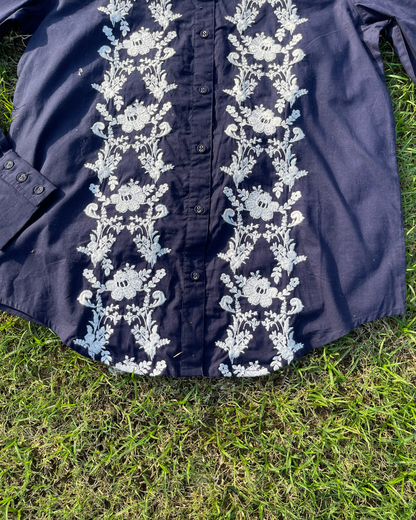Midnight Garden  Blouse (S&L)