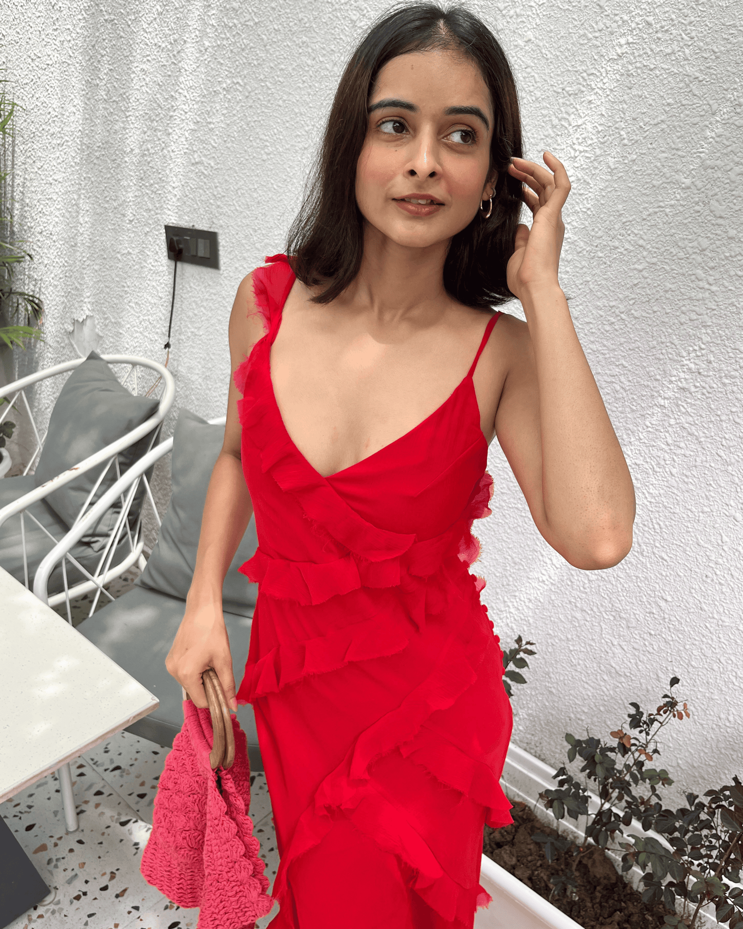 Dramatic Ruffle Dress (M,L & XL)