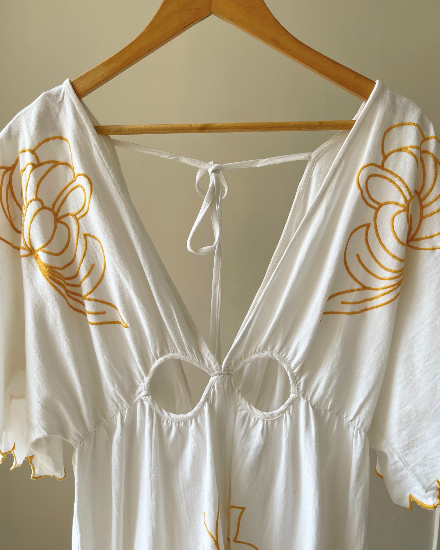 Golden Drift Romper
