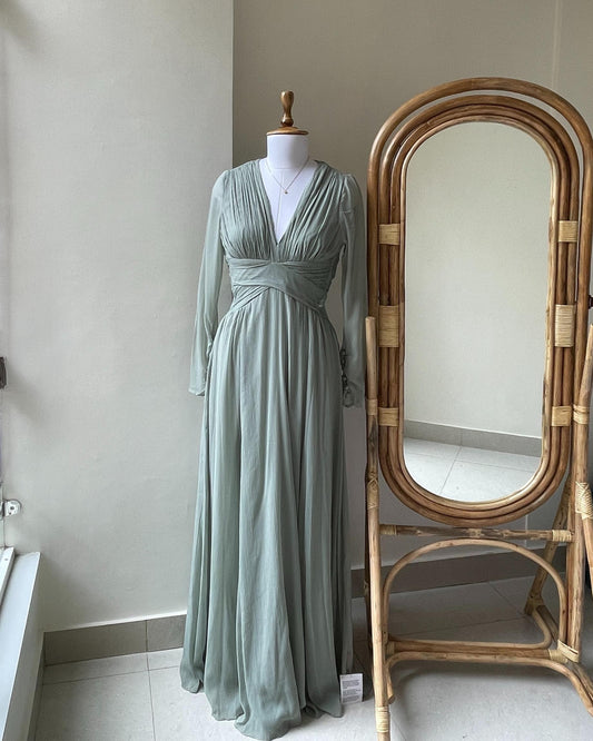 Sage Whisper Gown (XS)