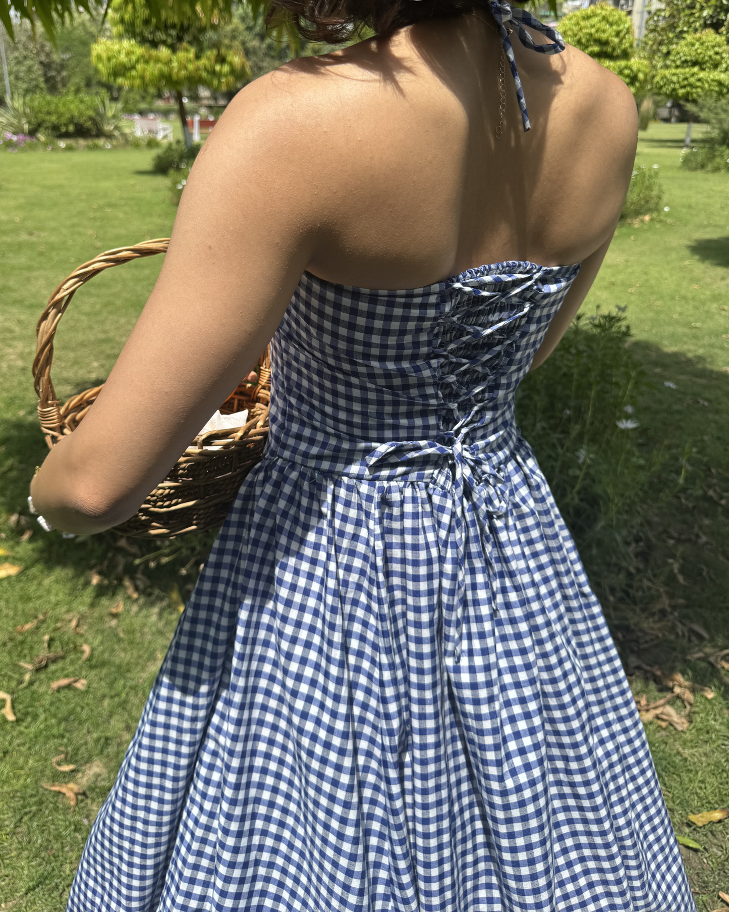 Midnight Blue in Gingham